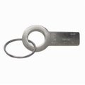 Cm Stamped Sling Identification Tag, For Use With Grade 100 Chain Slings, Steel, Zinc Plated 557193